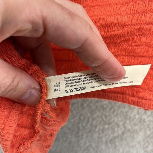 Free People Carrie Embroidered Longline Bralette‎ Size Medium - Picture 6 of 6